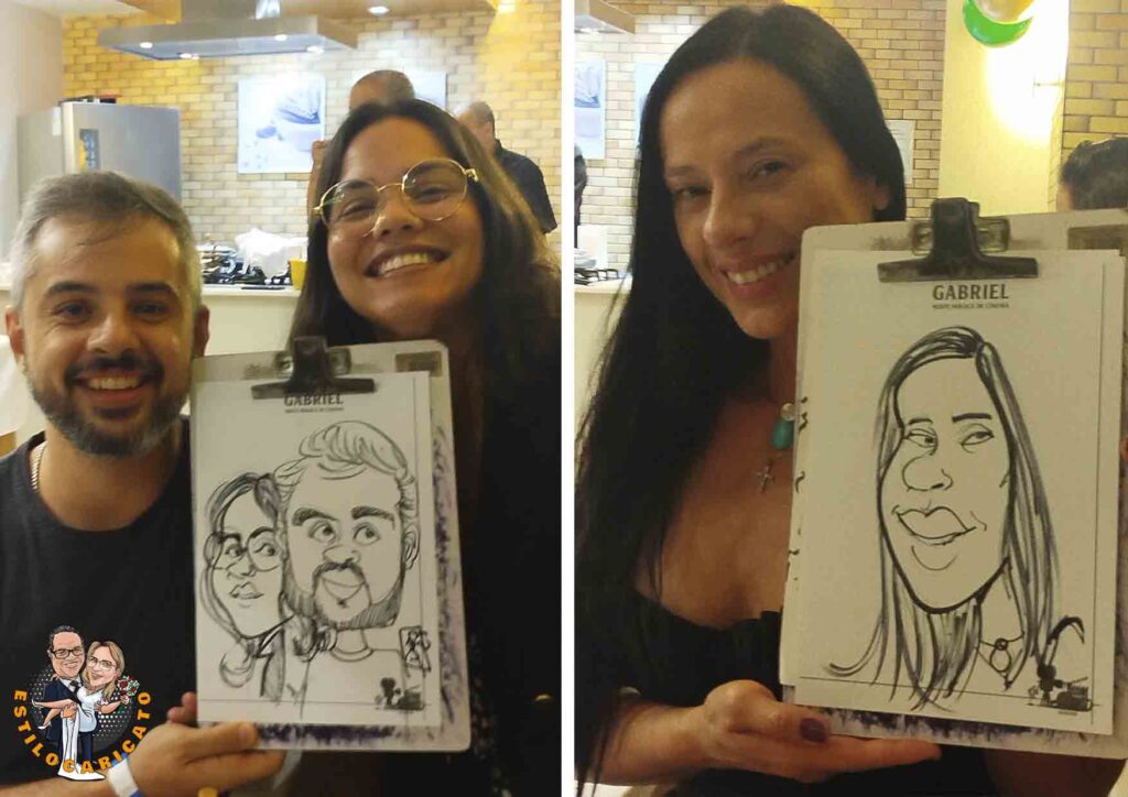 Caricatura ao Vivo na Barra da Tijuca: Aniversário