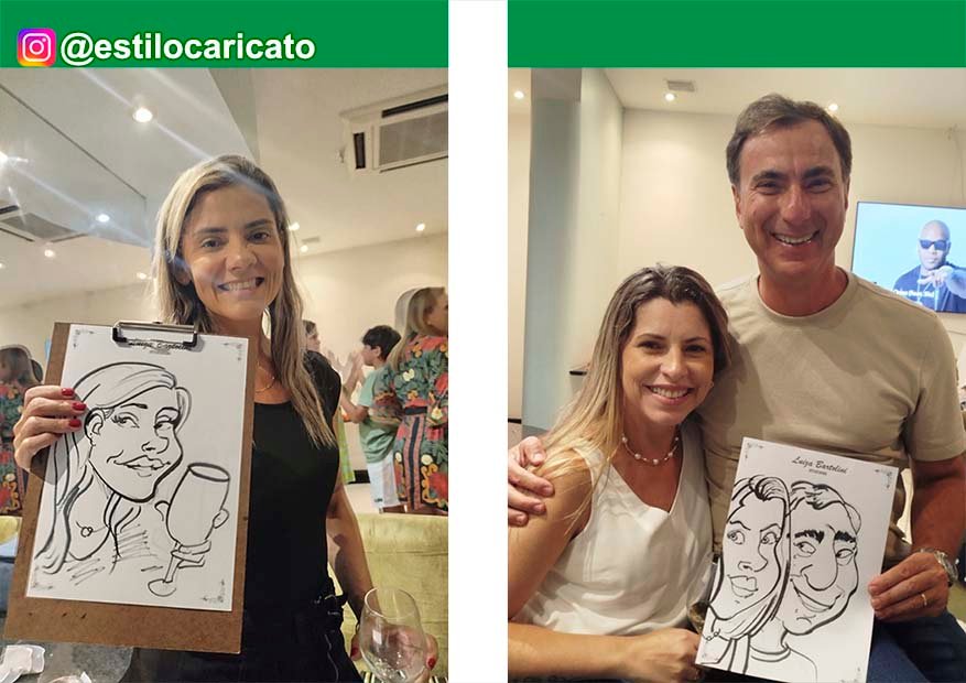 Caricatura ao Vivo em Jacarepaguá, RJ