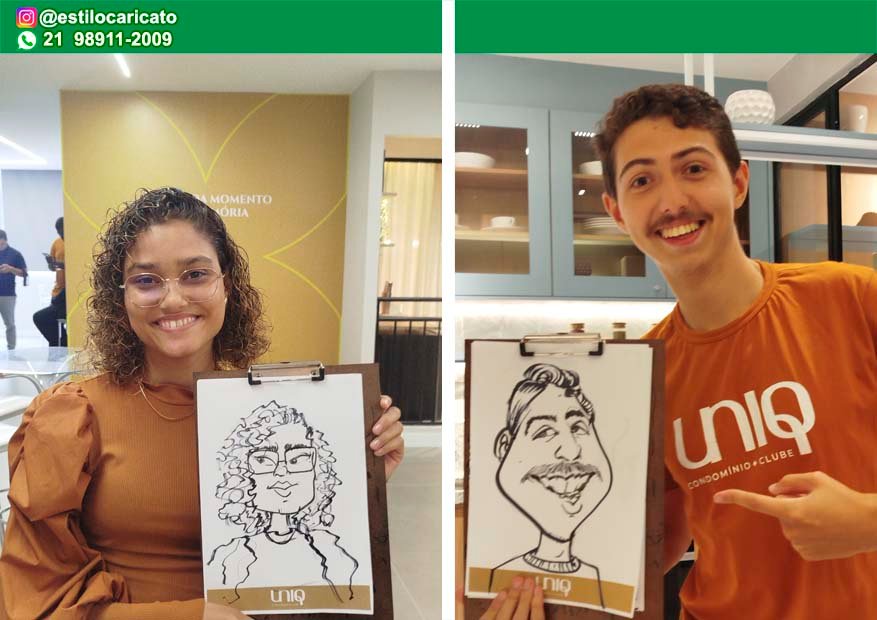 Caricatura ao Vivo em Nova Iguaçu