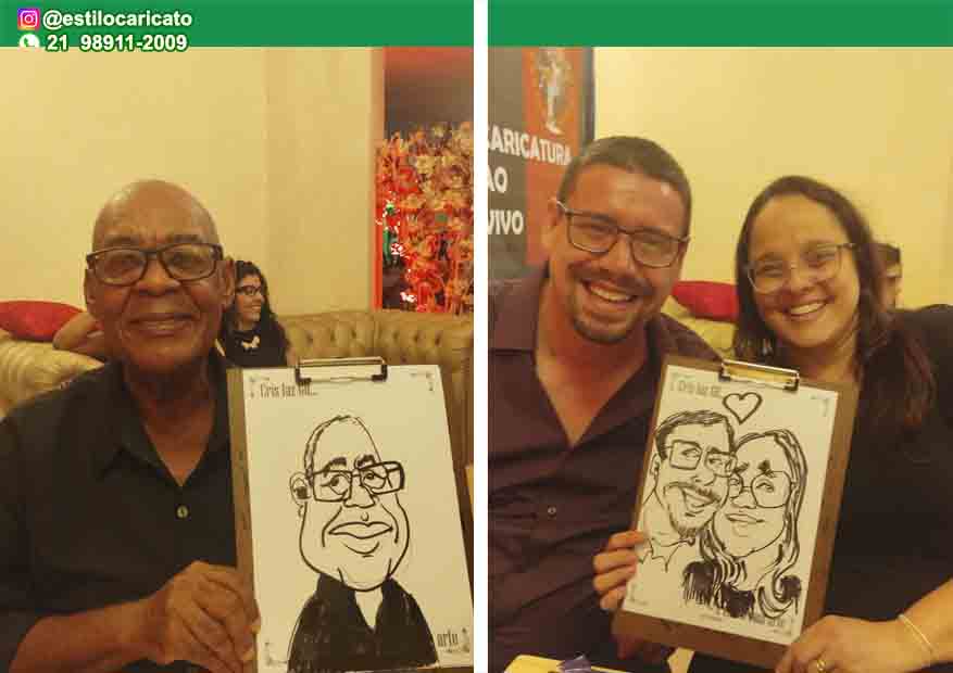 Veja como foi o evento de caricatura ao vivo no Méier! Garanta entretenimento criativo e lembranças personalizadas para seu aniversário no Rio de Janeiro. Peça seu orçamento