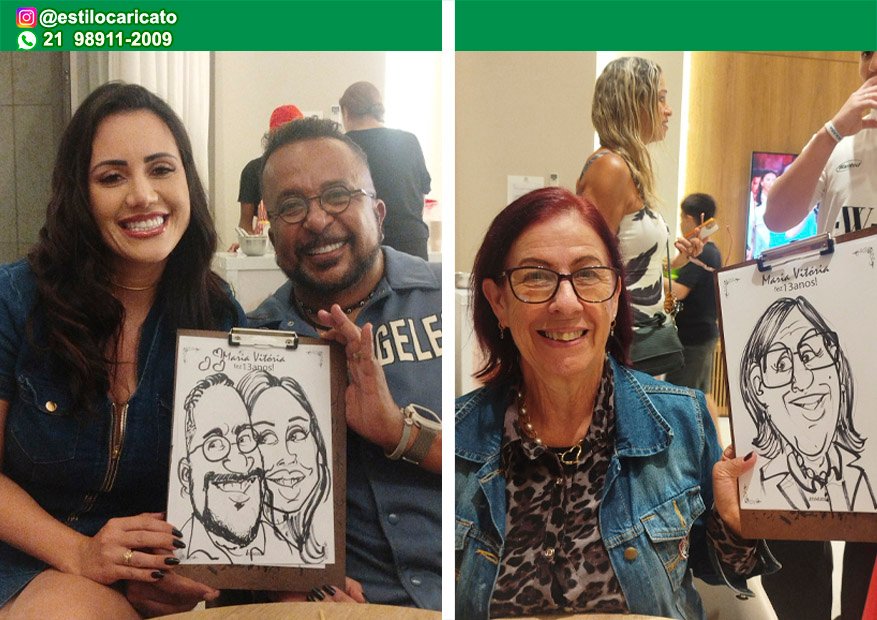 Caricatura ao Vivo em Jacarepaguá: Rio de janeiro