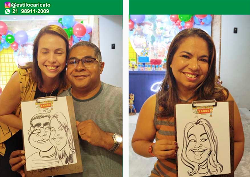 Caricaturista na Tijuca