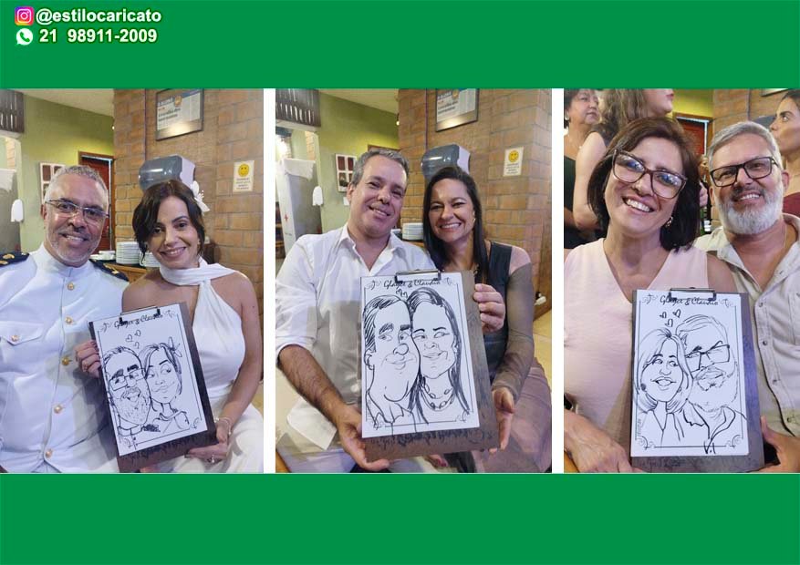 Caricaturista para Casamentos em Niterói