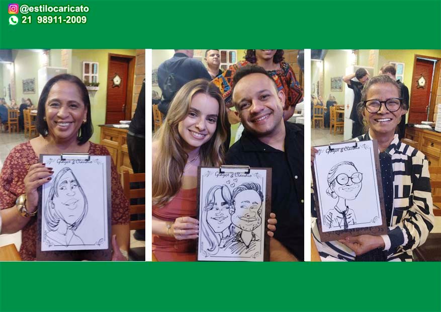 Caricaturista para Casamentos em Niterói