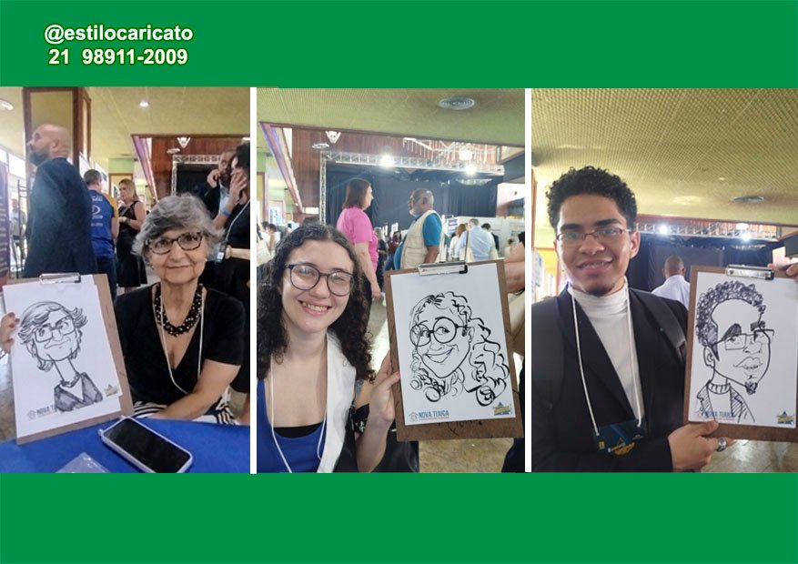 Caricatura ao Vivo no 6º Workshop de Síndico