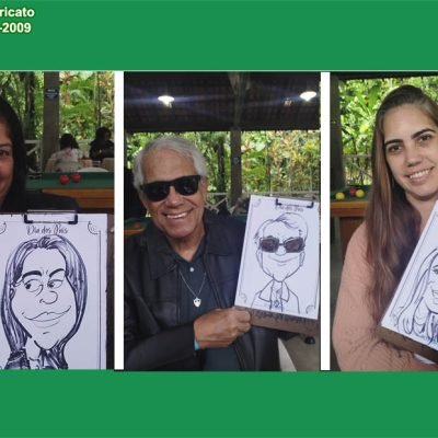 caricatura ao vivo em Vargem Grande