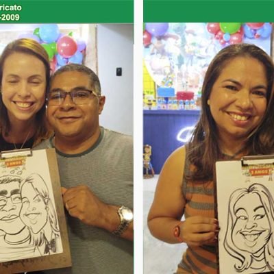 Caricaturista na Tijuca