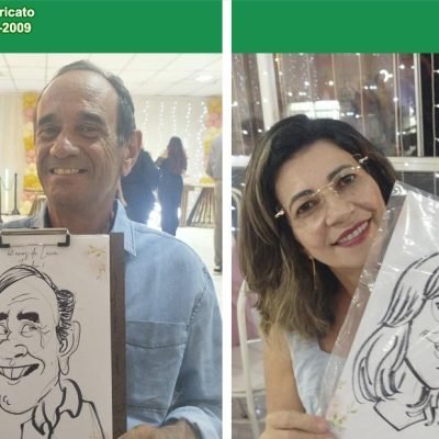 Caricatura ao Vivo em São Gonçalo: Colubandê
