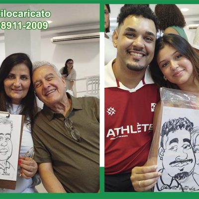 caricatura ao vivo na barra da tijuca RJ