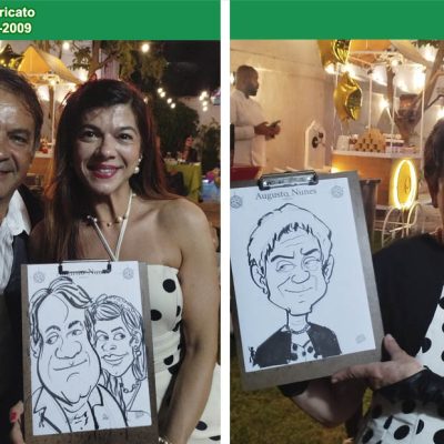 caricatura ao vivo em Niterói
