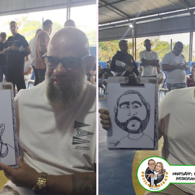 Colégio Esplendor: Caricatura ao vivo