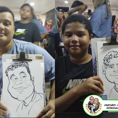 Caricatura ao vivo em Magé!